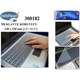 Resim Addison 300182 13"-15.4" Notebook Klavye Koruyucu 