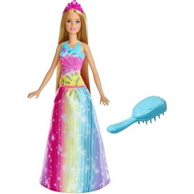 Resim Barbie Dreamtopia Sihirli Saçlar Prensesi Barbie Bebek 