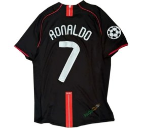 Resim Manchester United 07/08 Sezonu Şampiyonlar Ligi Ronaldo Kısa Kolu Si 