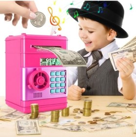 Resim Konyax Elektronik Şifreli Kasa Otomatik Atm Kumbara 