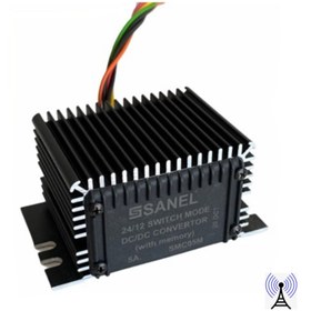 Resim Sanel Konvertör 5 Amper 24v 12v Voltaj Düşürücü Radyo Hafızalı Smc05m 
