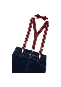 Resim U.S. Polo Assn. Erkek Çocuk Bordo Pantolon Askısı 50313417-VR014 