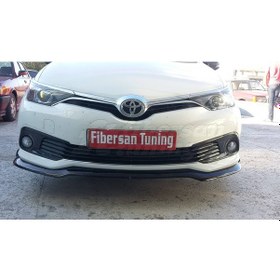 Resim Toyota Uyumlu Auris Ön Tampon Lip(2016..) ----fibersan Tuning 