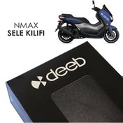Resim Deeb Yamaha Nmax Kamuflaj Sele Kılıfı Örtüsü Düz Siyah 