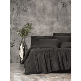 Resim MCM Group Cotton Box Çift Kişilik Smart Bambu Saten Nevresim Takımı Siyah 