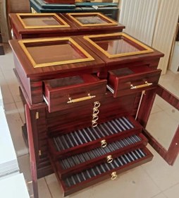 Resim Özel Tasarım Lüks Tesbih ve Takı Dolabı - Kaliteli MDF ahşap, kaliteli parlak boyama / tr 