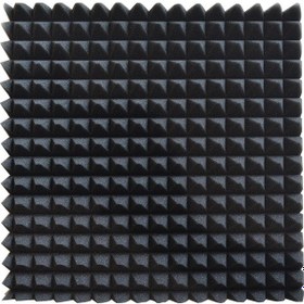 Resim Akustik Ses Yalıtım Süngeri Yapışkansız 15 Dns 50x50x4 Piramit Kesim 