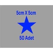 Resim SEÇ Yıldız Sticker Etiket 50 Adet Çok Amaçlı Sticker 
