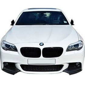 Resim Bmw 5 Serisi F10 (2010 - 2017) M Performance Ön Tampon Flap Ek (Plastik) 