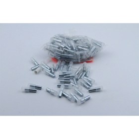 Resim ARON Plastik Başlı Metal Raf Pimi Şeffaf 50 Adet 