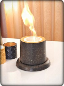 Resim Günün Stresini Atmak İsteyenlere Özel Dekoratif Beton Masaüstü Şömine 