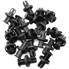 Resim Anjiexun 100 Adet Klips Tutucu Bağlantı Elemanları Vidalar Montajlar Somun Kelepçesi 