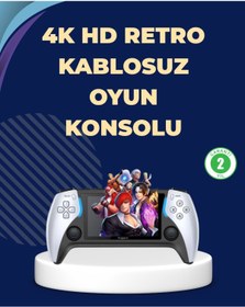 Resim Kompakt ve Hafif Retro Oyun Konsolu 1000 Klasik Oyun Dahil 