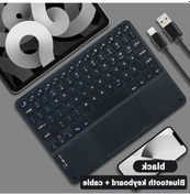 Resim Willowhaven Bluetooth Kablosuz Klavye Fare - Android İos İçin - Samsung Xiaomi Tablet Uyumlu - İpad İçin - Air White - Portekizce 