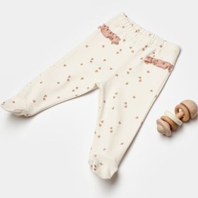 Resim Biorganic Sweet Lady Patikli Pantolon - Bej / 6-9 Ay 