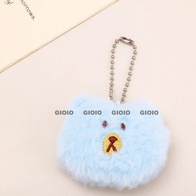 Resim Silver1 Diy Hediye Sevimli Biblolar Yaratıcı Kadın Hediye Öğrenciler Kolye Peluş Anahtarlık Kitap Çantası Kolye (Yurt Dışından) 