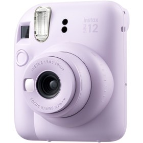 Resim Fujifilm Instax mini 12 Lila Fotoğraf Makinesi-10'lu Film-Laporta Albüm ve Deri Kılıf Seti 