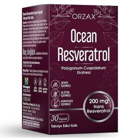 Resim Ocean Resveratrol 200 Mg 30 Kapsül 