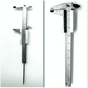 Resim Omeniv Çelik Mini Kumpas Vernier Cetvel Kaliper Hassas Ölçüm Alet 