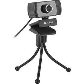 Resim Dark WCAM11 1080P USB Web Kamera & Mini Tripod 