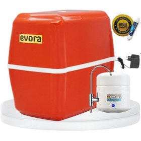 Resim 5 Filtreli 10 L Pompalı Kırmızı Kapalı Oval Kasa Su Arıtma Cihazı 