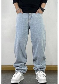 Resim Erkek Baggy Kalıp Kot Pantolon Çok Renkli 