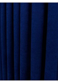 Resim Parlement Mavi Petek Kadife Fon Perde Ekstrafor Büzgülü Ütü İstemez Fon Parlement Mavi 