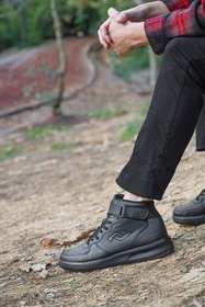 Resim Jump 16309 Yüksek Bilekli Siyah Erkek Sneaker Günlük Spor Ayakkabı 