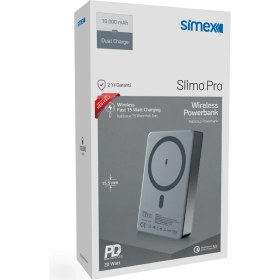 Resim Simex Slim Magsafe Powerbank 10000 mAh - 20W PD Hızlı Şarj Taşınabilir Batarya S-43 