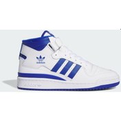 Resim Ftwr Whıte Adidas Erkek Basketbol Ayakkabı Forum Mid Ig3755 Null Beyaz 