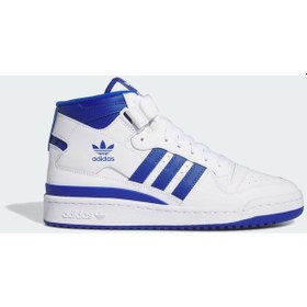 Resim Ftwr Whıte Adidas Erkek Basketbol Ayakkabı Forum Mid Ig3755 Null Beyaz 