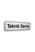 Resim PASS PVC Kapı İsimliği TEKNİK SERVİS 7X25 CM 