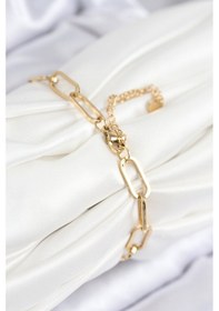 Resim 316l Çelik Nazar Boncuğu Ve Zirkon Taşlı Kalp Model Gold Renk Kadın Bileklik Çok Renkli 