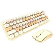 Resim Padalink Mofii Kablosuz Klavye-fare Seti 2.4g Bağlantı 68 Tuşlu Kompakt Tasarım 3 Seviye Dpı Ayarlı Sessiz Fare Plug & Play Kahve Rengi Pil Dahil Değil Diğer 