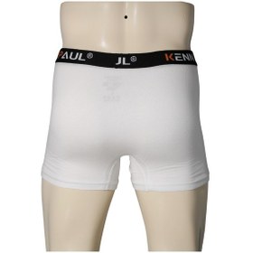 Resim Kenn Paul Erkek Beyaz Premium Modal Boxer Yumuşak Kumaş Rahat Boxer Beyaz 