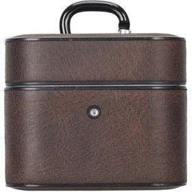 Resim Toyigoo Toyigoo Casquet Apple Uyumlu AirPods 3.nesil Deri Kılıf Ro6 Kahverengi 