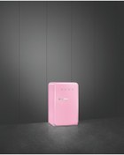 Resim Smeg 50'S Style Retro Pembe Mini Buzdolabı FAB10RPK6 Sağ Kapı 