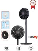 Resim Torima SF-01 Siyah Ayarlanabilir Ayaklı 14'' İnc 45W 3 Kademeli 7 Pervaneli Vantilatör Fan 