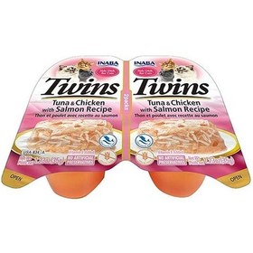 Resim Twin Packs Ton Balıklı Somonlu ve Tavuklu Kedi Ödül Jölesi 35 G 2'li 