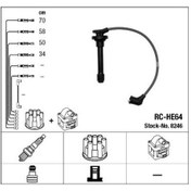 Resim NGK 8246 (RC-HE64) Atesleme Kablo Seti Rc-He64 (Honda : CIVic 1.6 Vti 95-01) 32722P2T000 RCHE64 (WT375834) 