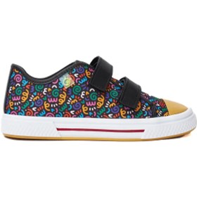 Resim Lotus Print - Abstract Canvas Yapolı Çift Cırtlı Çocuk Converse 