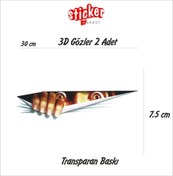 Resim Sticker Market 3d Gözler (2adet) 