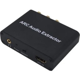 Resim Xinh Alüminyum Ark HDMI Uyumlu Ses Extractor Dijital Analog Ses Dönüştürücü Aux Spdıf Koaksiyel Rca 3.5mm Jack Çıkışı (Yurt Dışından) 