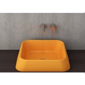 Resim Bocchi Firenze Çanak Lavabo Mandalina Sarısı 1005-021-0125 Bocchi