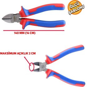 Resim Badem10 Ugr Kombine Yan Keski Plastik Saplı 140 mm 