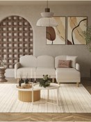 Resim Modalife Bohem Köşe Takımı, İskandinav L Koltuk, Modern Köşe Koltuk, Uzanmalı, Yataklı Sandıklı 
