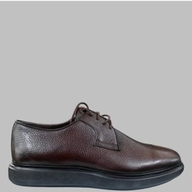 Resim Burç 33275 Erkek Deri Oxford Ayakkabı Kahve Kahverengi 