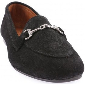 Resim Dgn 102-23y Kadin Metal Aksesuarli Zenne Babet 102-2109-R1680 Siyah Süet 