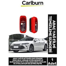 Resim Özel Üretim Ergonomik Tutacaklı Yan Ayna İç Cam Sis Buğu Engelleyici Araç Yağ Filmi Temizleme Sünger 