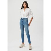 Resim Mavi Serenay Kadın Jean Pantolon (M100980-30860) 